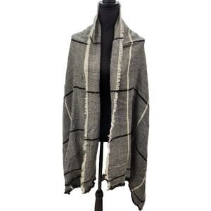 Mixit Oblong Scarf Woman One Size Color Black Windowpane